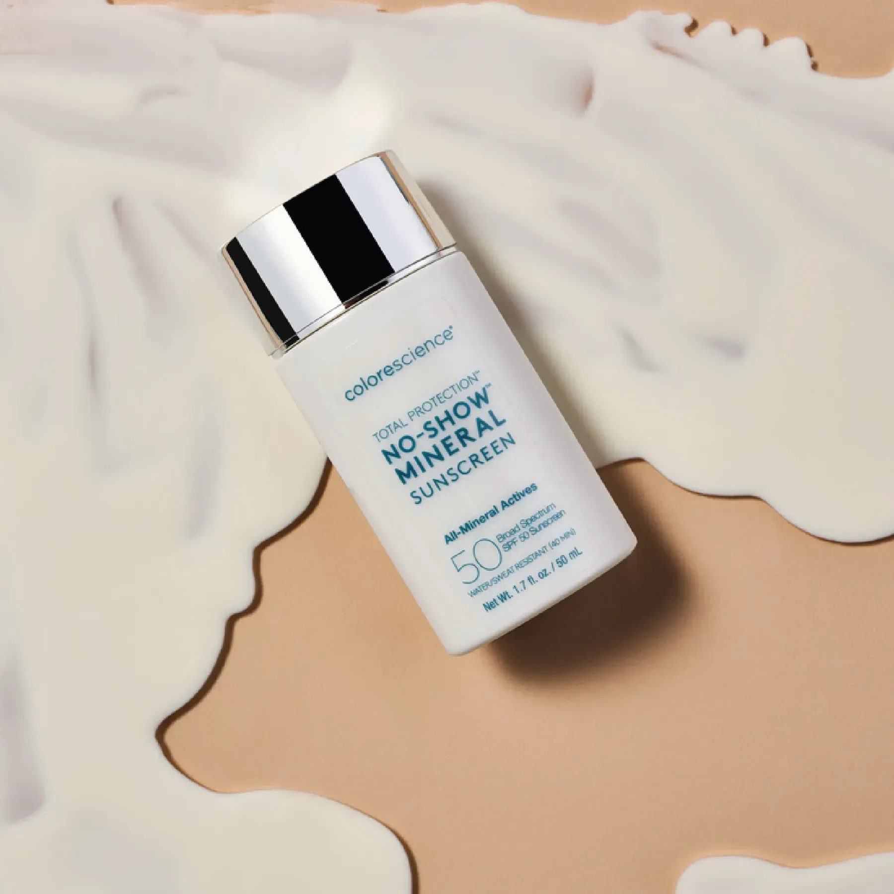 TOTAL PROTECTION NO-SHOW MINERAL SUNSCREEN SPF 50 – Прозорий мінеральний сонцезахисний флюїд