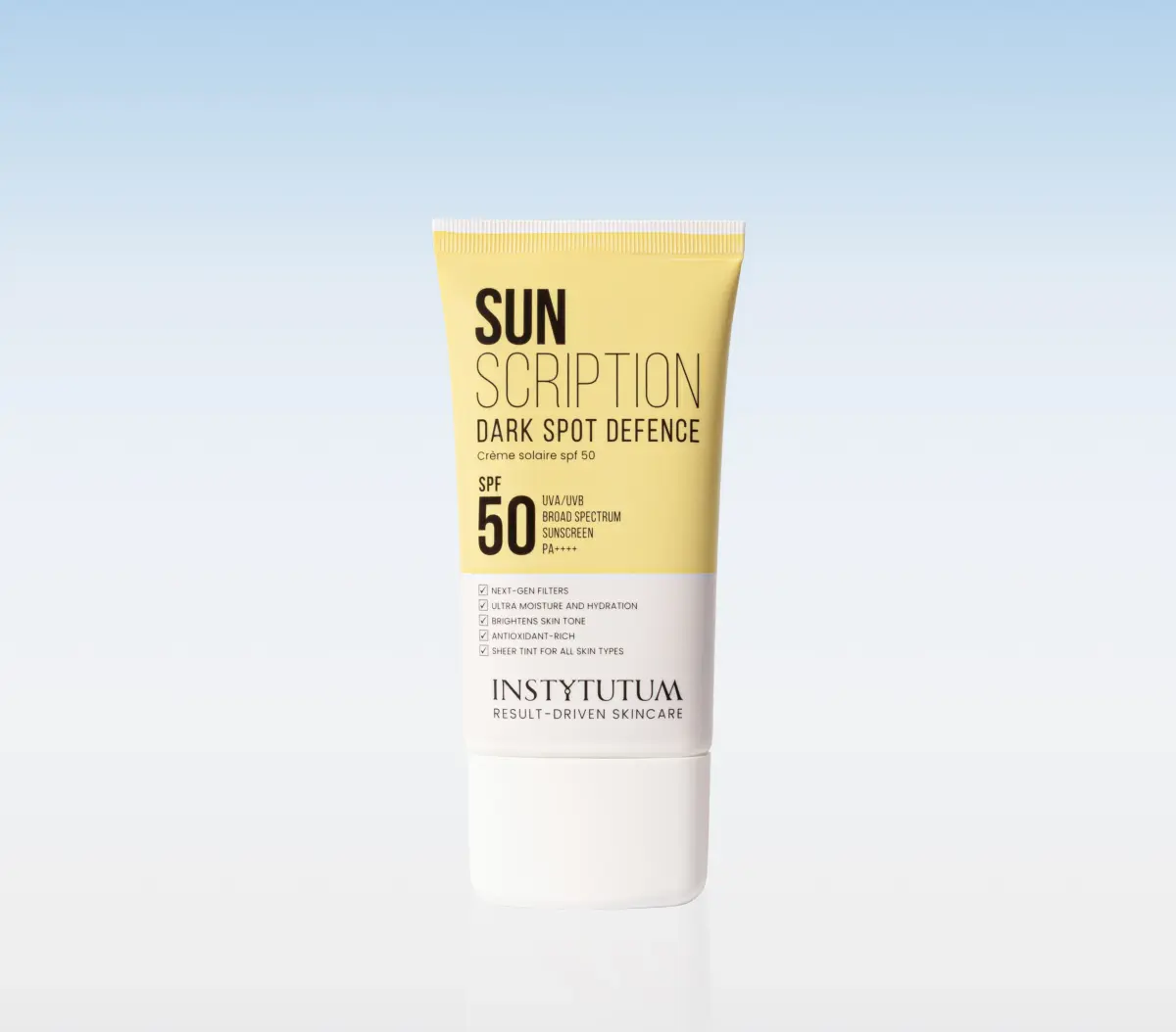 SUNSCRIPTION DARK SPOT DEFENCE SPF 50 – Сонцезахисний крем з освітлюючим ефектом