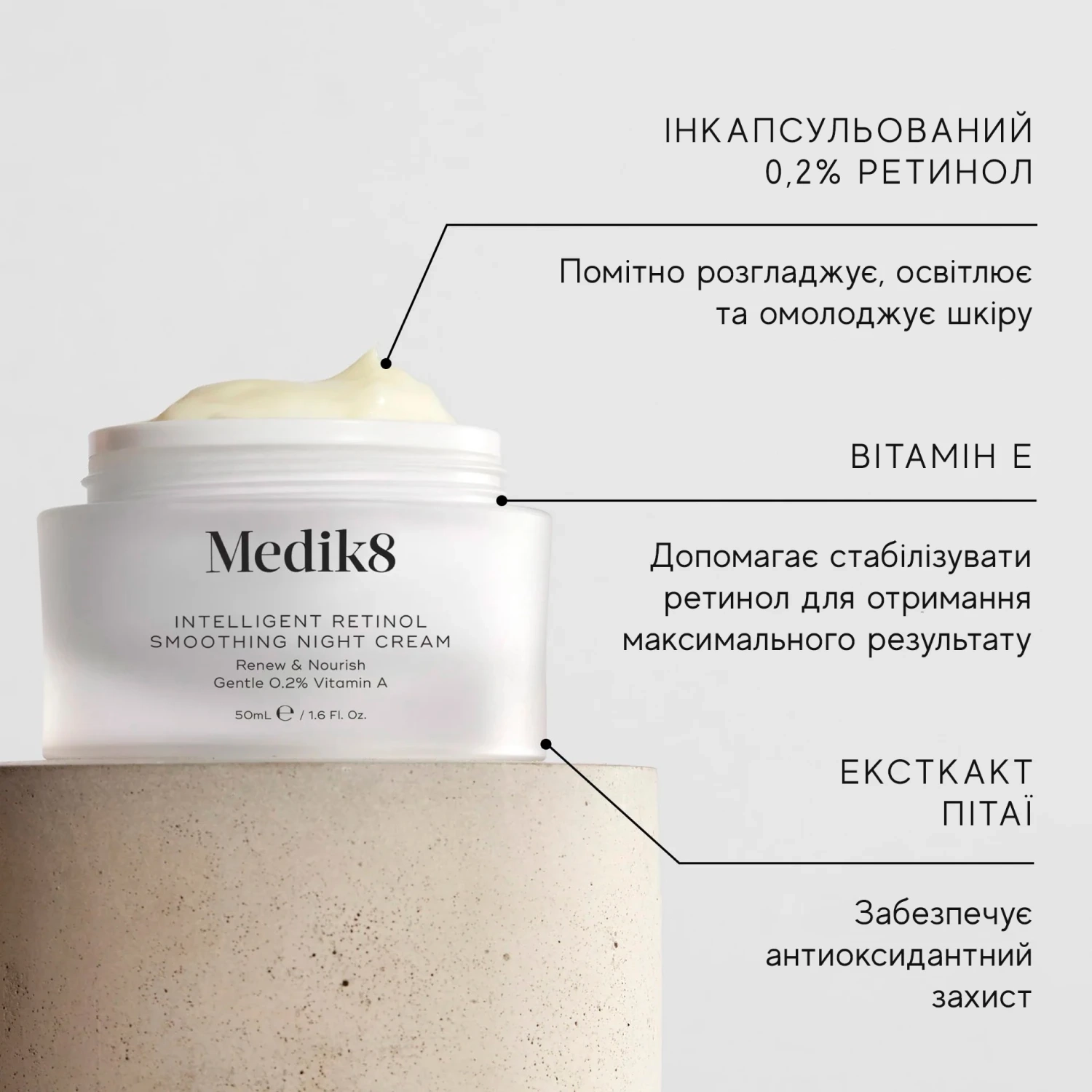 INTELLIGENT RETINOL SMOOTHING NIGHT CREAM – Нічний крем з ретинолом